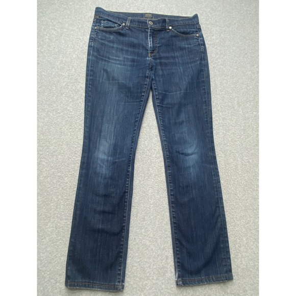Citizens‎ of Humanity Jeans Womens 34x30 Blue Elson Dark Wash Medium Rise Tag 31 - Picture 1 of 15